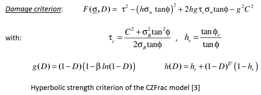 CZFrac Equations